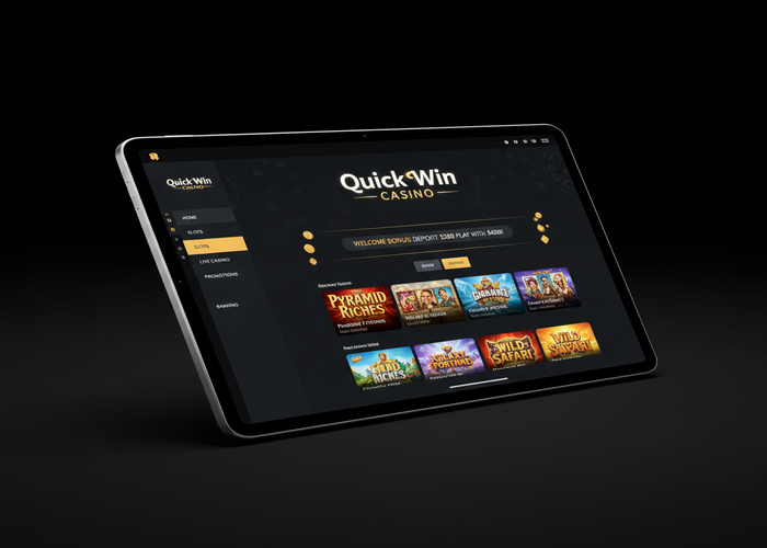 Quick Win Casino Casinò su tablet